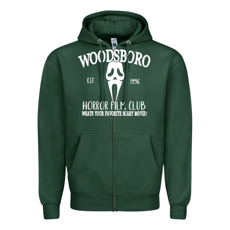 Woodsboro Horror Film Club Scream Zipper Hoodie by linhVisuals | Teevron