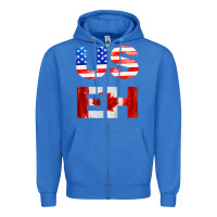 True Royal america canada Zipper Hoodie - linhVisuals