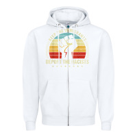 White keep the immigrants deport the racists Zipper Hoodie - linhVisuals