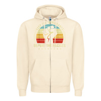 Sandshell keep the immigrants deport the racists Zipper Hoodie - linhVisuals