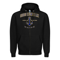 Black cobbosseecontee lake me pullover hoodie Zipper Hoodie - linhVisuals