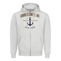 Dove Grey cobbosseecontee lake me pullover hoodie Zipper Hoodie - linhVisuals
