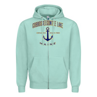 Seafoam cobbosseecontee lake me pullover hoodie Zipper Hoodie - linhVisuals