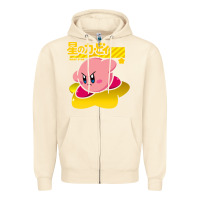 Sandshell kirby Zipper Hoodie - linhVisuals