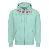 Seafoam darden restaurants Zipper Hoodie - linhVisuals