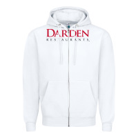 White darden restaurants Zipper Hoodie - linhVisuals