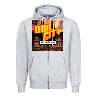 Heather Grey Owl City Adam Young Zipper Hoodie - linhVisuals