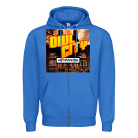 True Royal Owl City Adam Young Zipper Hoodie - linhVisuals