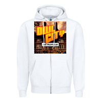 White Owl City Adam Young Zipper Hoodie - linhVisuals