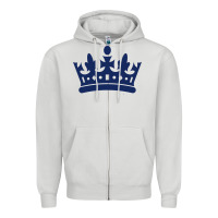 Dove Grey england county cricket club Zipper Hoodie - linhVisuals