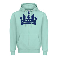 Seafoam england county cricket club Zipper Hoodie - linhVisuals