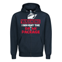 Navy cruise drinking package t shirt Zipper Hoodie - linhVisuals