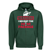 Sports Green cruise drinking package t shirt Zipper Hoodie - linhVisuals