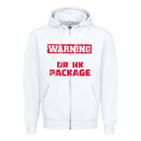 White cruise drinking package t shirt Zipper Hoodie - linhVisuals