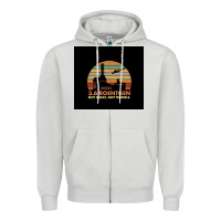 Dove Grey 3.6 roentgen not terrible Zipper Hoodie - linhVisuals