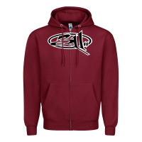 Burgundy 311 the build Zipper Hoodie - linhVisuals