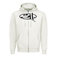 Oatmeal Heather 311 the build Zipper Hoodie - linhVisuals