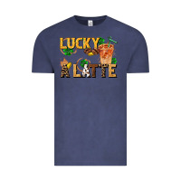 Vintage Denim lucky a latte Vintage Tee - FaDigitalArtStudio