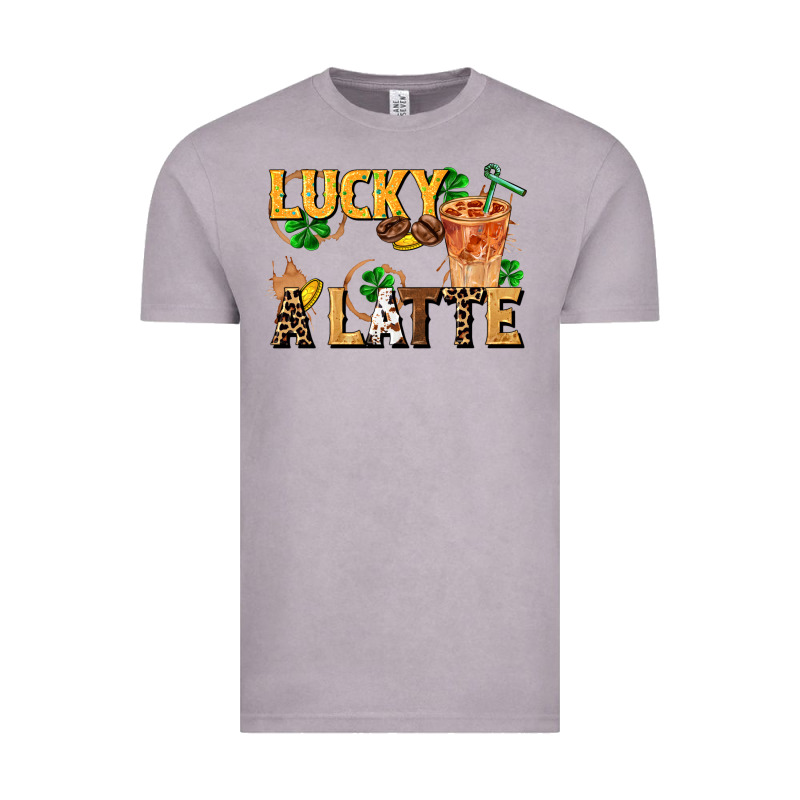 Lucky A Latte Vintage Tee by FaDigitalArtStudio | Teevron