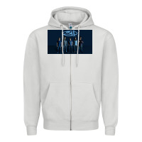 Dove Grey 311 megow Zipper Hoodie - linhVisuals