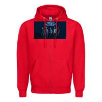 Red 311 megow Zipper Hoodie - linhVisuals
