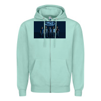 Seafoam 311 megow Zipper Hoodie - linhVisuals