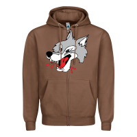 Chestnut sudbury wolves Zipper Hoodie - linhVisuals