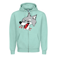 Seafoam sudbury wolves Zipper Hoodie - linhVisuals