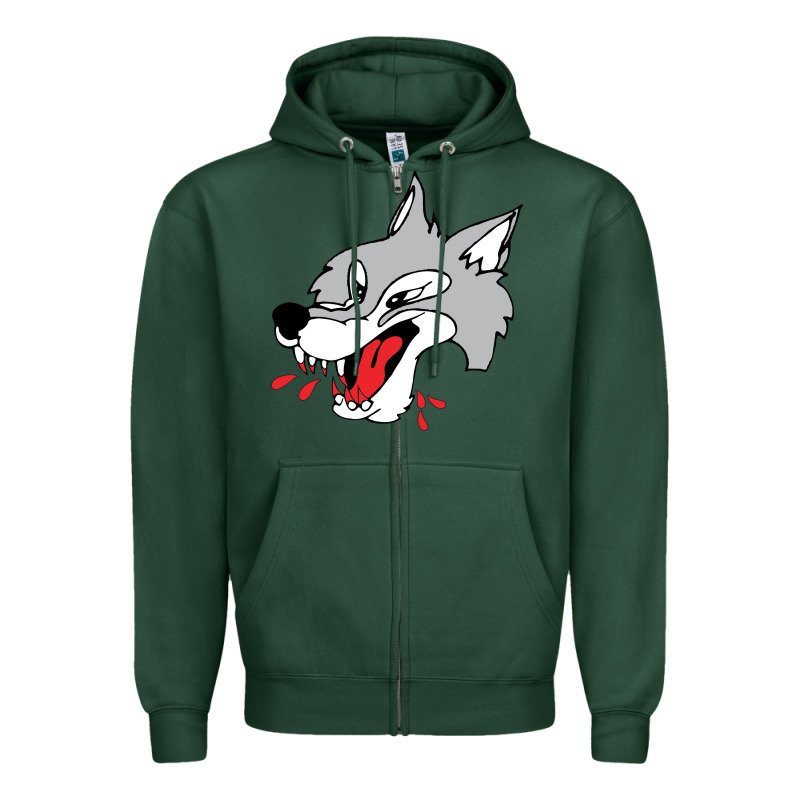 Sudbury Wolves Zipper Hoodie by linhVisuals | Teevron