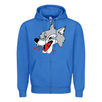 True Royal sudbury wolves Zipper Hoodie - linhVisuals
