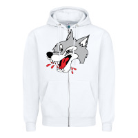 White sudbury wolves Zipper Hoodie - linhVisuals