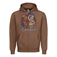 Chestnut cuphead cala maria airplane attack t shirt Zipper Hoodie - linhVisuals