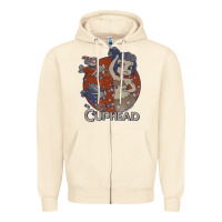Sandshell cuphead cala maria airplane attack t shirt Zipper Hoodie - linhVisuals