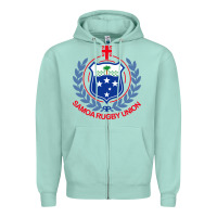 Seafoam samoa rugby Zipper Hoodie - linhVisuals
