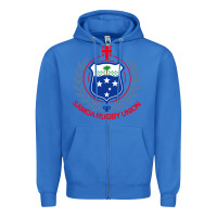 True Royal samoa rugby Zipper Hoodie - linhVisuals