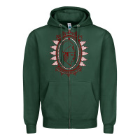 Sports Green Union College Zipper Hoodie - linhVisuals