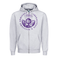 Heather Grey Williams College Zipper Hoodie - linhVisuals