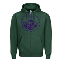 Sports Green Williams College Zipper Hoodie - linhVisuals