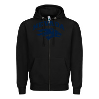 Black nevada wolf pack Zipper Hoodie - linhVisuals