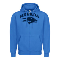 True Royal nevada wolf pack Zipper Hoodie - linhVisuals
