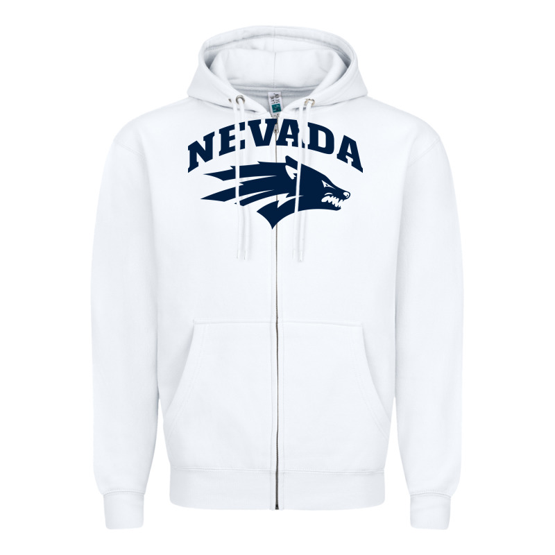 Nevada Wolf Pack Zipper Hoodie by linhVisuals | Teevron