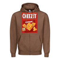 Chestnut cheez it original box front sweatshirt Zipper Hoodie - linhVisuals
