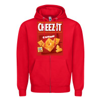 Red cheez it original box front sweatshirt Zipper Hoodie - linhVisuals