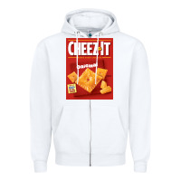 White cheez it original box front sweatshirt Zipper Hoodie - linhVisuals