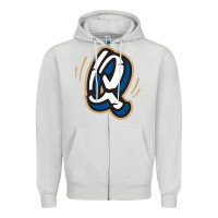 Dove Grey rancho cucamonga quakes Zipper Hoodie - linhVisuals