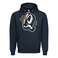 Navy rancho cucamonga quakes Zipper Hoodie - linhVisuals