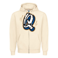Sandshell rancho cucamonga quakes Zipper Hoodie - linhVisuals