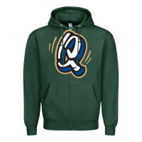 Sports Green rancho cucamonga quakes Zipper Hoodie - linhVisuals