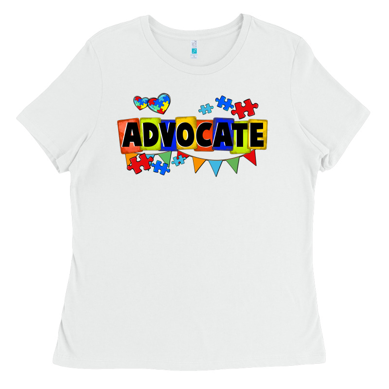 Advocate Autism Ladies Tee by FaDigitalArtStudio | Teevron
