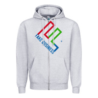 Heather Grey fake business merch tim dillon t shirt Zipper Hoodie - linhVisuals